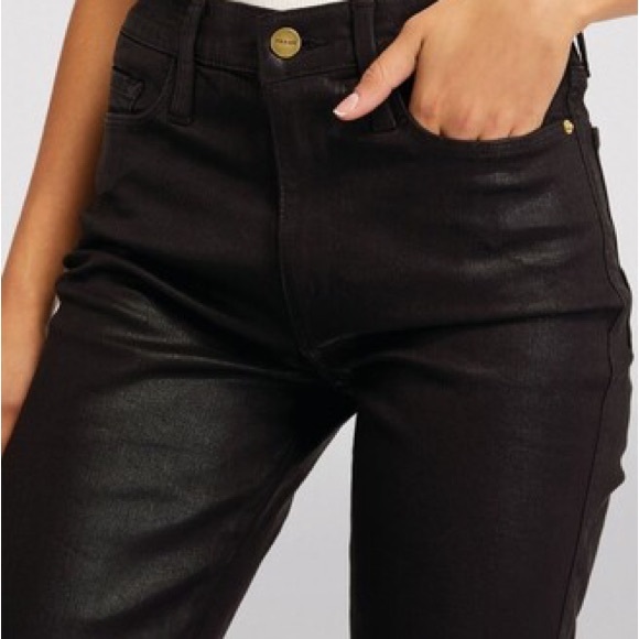 Brand new Frame le Sylvie coated jeans - Picture 2 of 4